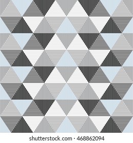 angle black blue seamless pattern for retro wallpaper