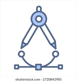 Coleção de Estilos de Ícone Azul Angular