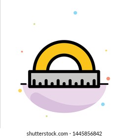 Angle, Construction, Measure, Ruler, Scale Abstract Flat Color Icon Template