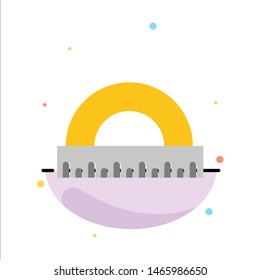 Angle, Construction, Measure, Ruler, Scale Abstract Flat Color Icon Template. Vector Icon Template background