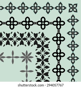 Angle Decoration of geometry style