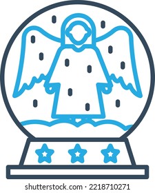 Angle globe Vector Icon which is suitable for commercial work and easily modify or edit it
