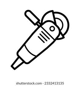 Angle grinder free construction and tool icons vector design illustration