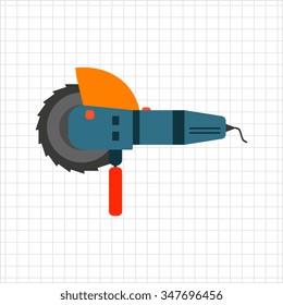 Angle grinder icon