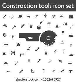 Angle grinder icon. Constraction tools icons universal set for web and mobile