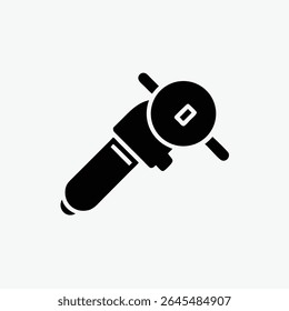 angle grinder icon fully editable vector template	