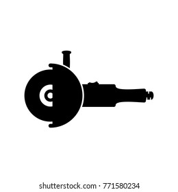 Angle grinder icon , sign design