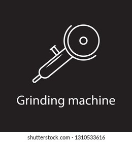 Angle grinder icon icon. Simple element illustration. Angle grinder icon symbol design from Construction collection set. Can be used in web and mobile