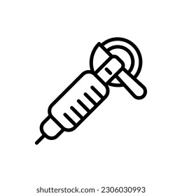 Angle Grinder icon in vector. Illustration