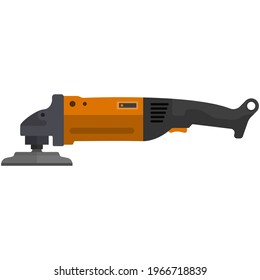 Angle grinder icon vector isolated on white background