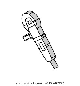angle grinder tool isometric icon vector. angle grinder tool sign. isolated symbol illustration