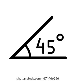 Angle Icon Stock Vector (Royalty Free) 674466856 | Shutterstock