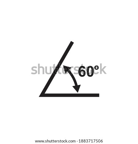 Angle icon design. vector illustration