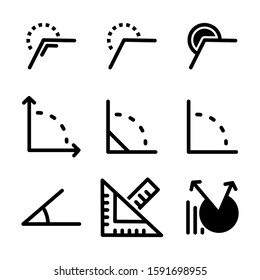 angle icon isolated sign symbol vector illustration - Collection of high quality black style vector icons
