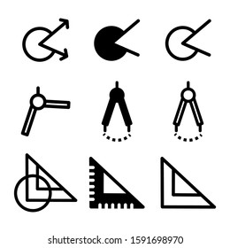 angle icon isolated sign symbol vector illustration - Collection of high quality black style vector icons
