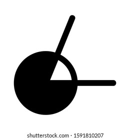 angle icon isolated sign symbol vector illustration - high quality black style vector icons
