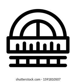 angle icon isolated sign symbol vector illustration - high quality black style vector icons
