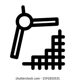 angle icon isolated sign symbol vector illustration - high quality black style vector icons
