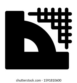 angle icon isolated sign symbol vector illustration - high quality black style vector icons
