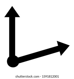 angle icon isolated sign symbol vector illustration - high quality black style vector icons
