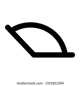 angle icon isolated sign symbol vector illustration - high quality black style vector icons
