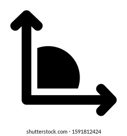 angle icon isolated sign symbol vector illustration - high quality black style vector icons
