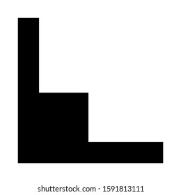 angle icon isolated sign symbol vector illustration - high quality black style vector icons
