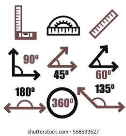 Angle Icon Set