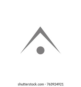 angle point Marcato sign icon. Web element. Premium quality graphic design. Signs symbols collection, simple icon for websites, web design, mobile app, info graphics on white background