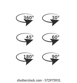 angle rotate icon 