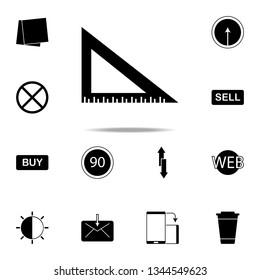 angle ruler icon. web icons universal set for web and mobile