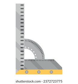Angle ruler on white background