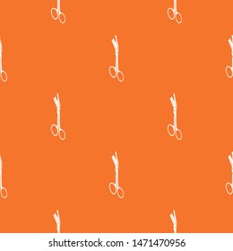 Angle scissors pattern vector orange for any web design best