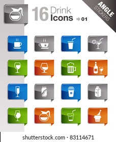 Angle Stickers - Drink Icons