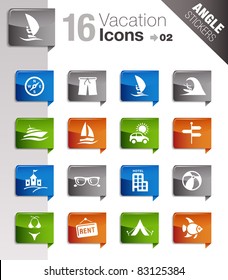 Angle Stickers - Vacation icons