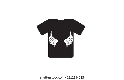 angle wings icons t-shirt - vector design illustration, it can use for label, logo, sign, sticker for printing for the family t-shirt
