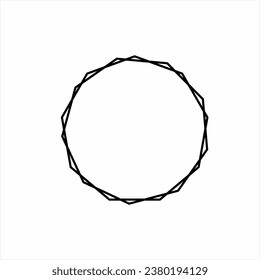 Diseño de ilustración poligonal abstracta en ángulo. Diseño de marco abstracto de polígono.