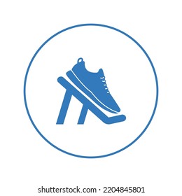 Icono de soporte de zapata para pantalla angular | Icono de versión circular |