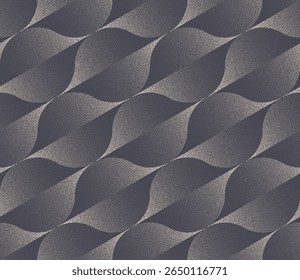 Gehoekte schaal modieuze naadloze patroon dot werk vector abstracte achtergrond. Repetitieve halftoon illustratie voor mooie stijlvolle textielprint. Eindeloze grafische abstractie voor inpakpapier