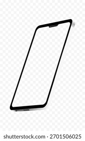 Angled Smartphone Mockup - Modernes Gerät Bildschirm Mock up