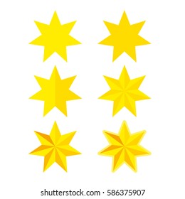 angled stars