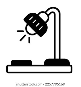 Vektor-Vektorsymbol mit Anglepoise-Funktion, leicht zu ändern oder zu bearbeiten

