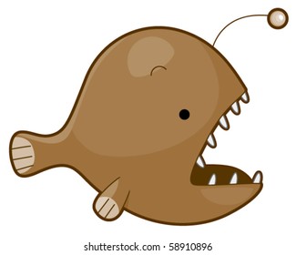 Angler Fish - Vector
