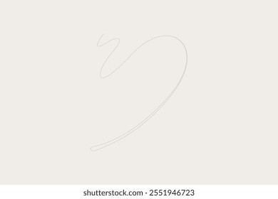 Angler fishing rod minimalist line art vector