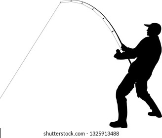 Download Bent Fishing Rod Images, Stock Photos & Vectors | Shutterstock