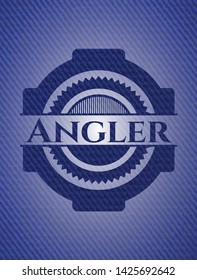 Angler jean background. Vector Illustration. Detailed.