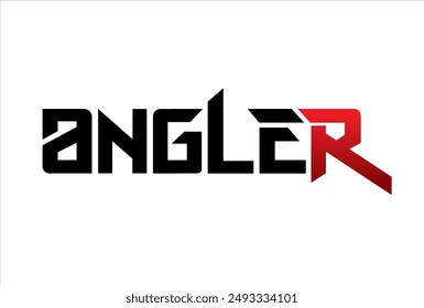 angler typography design vector, for t-shirt, poster and other uses