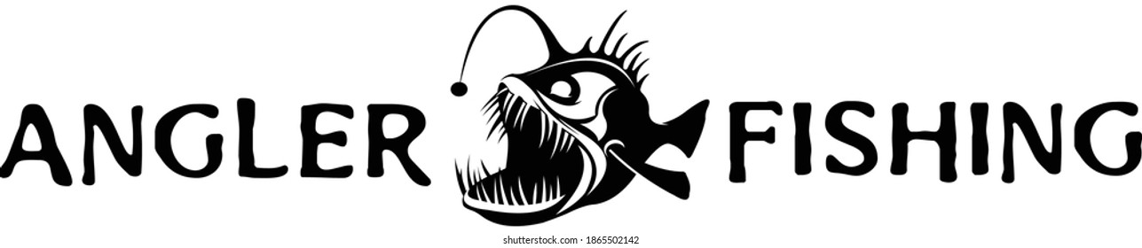 Anglerfish Fishing Logo. Great to use as Your fishing Activity. 