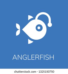  Anglerfish icon. Editable  Anglerfish icon for web or mobile.