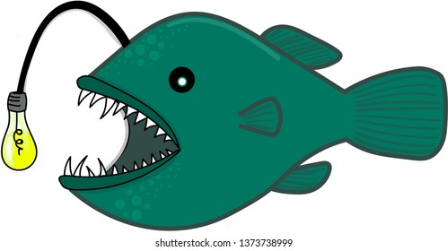 Anglerfish with a Lightbulb